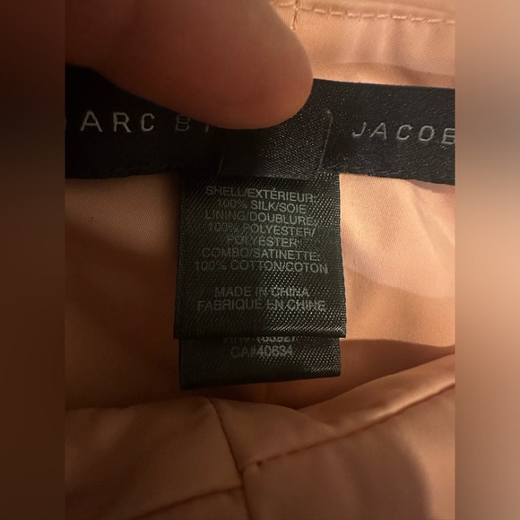 Marc by Marc Jacobs retro glam cocktail dress silk lining taffeta shell - Picture 12 of 12